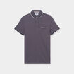 Polo manches courtes 1 poche coton gris foncé homme
