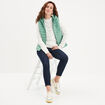 Pull ajouré col montant Creeks blanc femme