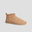 Bottines fourr&eacute;es sable femme