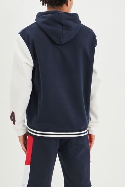 Sweat à capuche hoodie Creeks bleu marine homme