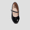 Babies vernies avec noeuds noir fille