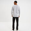 Ensemble pyjama 2 pièces coton gris clair homme