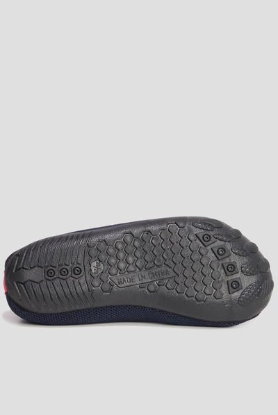 Chaussons slip on bleu marine garçon