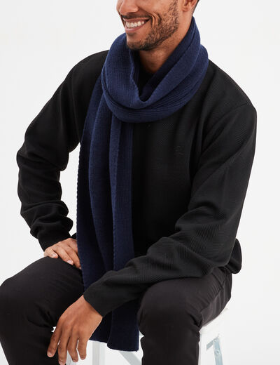 Écharpe Creeks bleu marine mixte