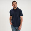 Polo manches courtes bleu p&eacute;trole homme