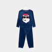Ensemble pyjama de Noël 2 pièces bleu garçon