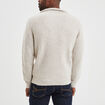Gilet col camionneur zippé côtelé beige homme