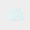 Short fluide taille smockée bleu pastel bébé fille