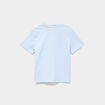 T-shirt manches courtes coton Stitch bleu clair fille