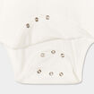 Body col roul&eacute; manches longues coton blanc b&eacute;b&eacute; gar&ccedil;on