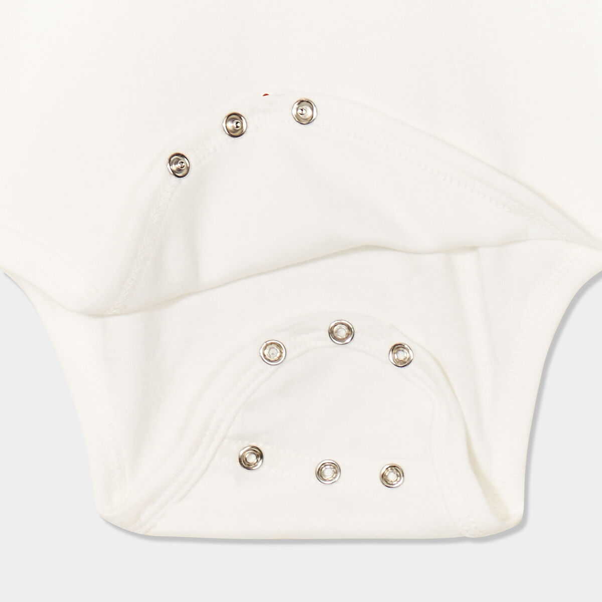Body col roul&eacute; manches longues coton blanc b&eacute;b&eacute; gar&ccedil;on