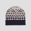 Bonnet tricoté multicolore homme