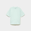 T-shirt col rond droit relax fit vert clair homme
