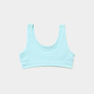 Lot 2 brassi&egrave;res bretelles larges bleu turquoise fille
