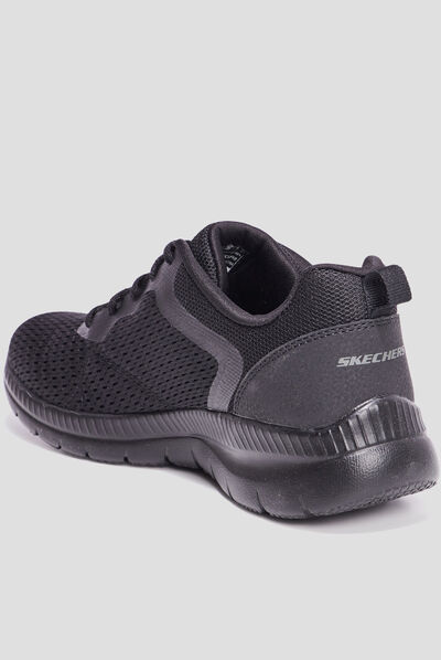 Baskets running mémoire forme Skechers noir femme