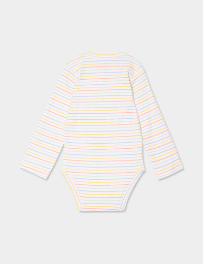 Lot 3 bodies US manches longues coton vert clair bébé
