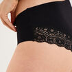 Shorty invisible &agrave; dentelle noir femme