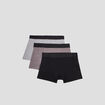 Lot 3 boxers noir homme