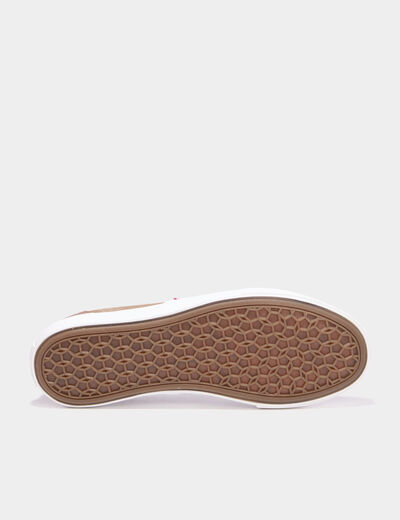 Tennis basses en toile sable homme