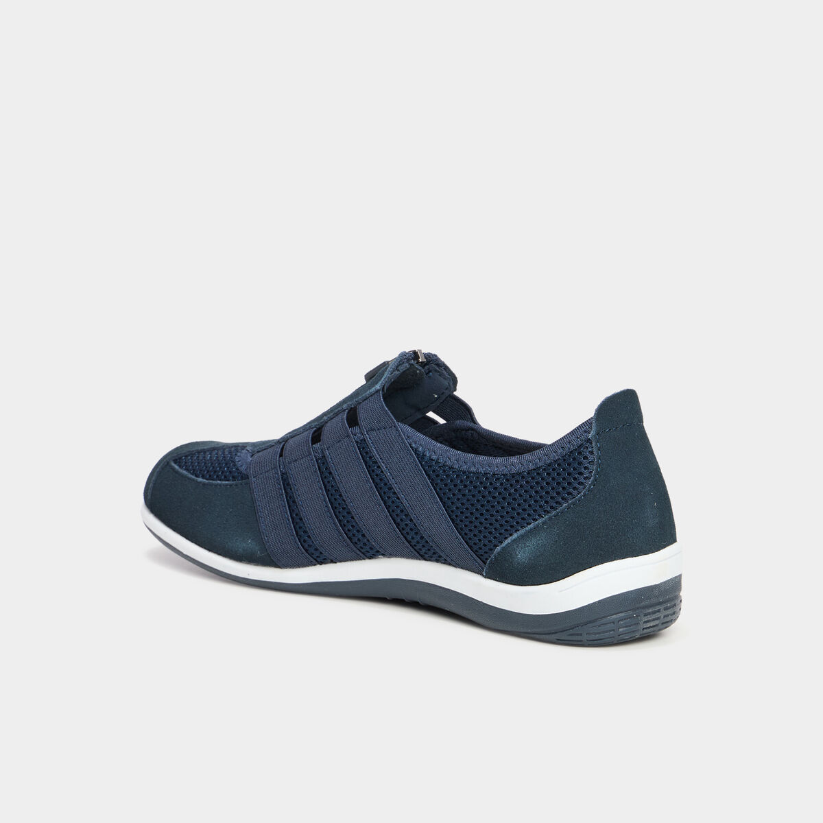 Derbies pied large bleu marine femme