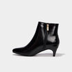 Boots vernies kitten heels noir femme