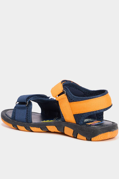 Sandales &agrave; scratchs Naruto multicolore gar&ccedil;on