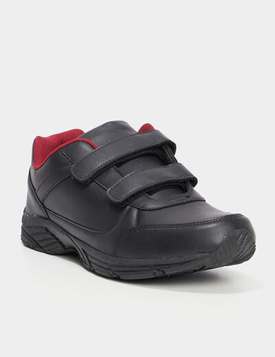 Runnings &agrave; scratchs confort noir homme