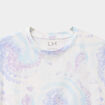 T-shirt manches courtes coton bleu pastel fille