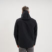 Blouson coupe-vent imperm&eacute;able &agrave; capuche noir homme