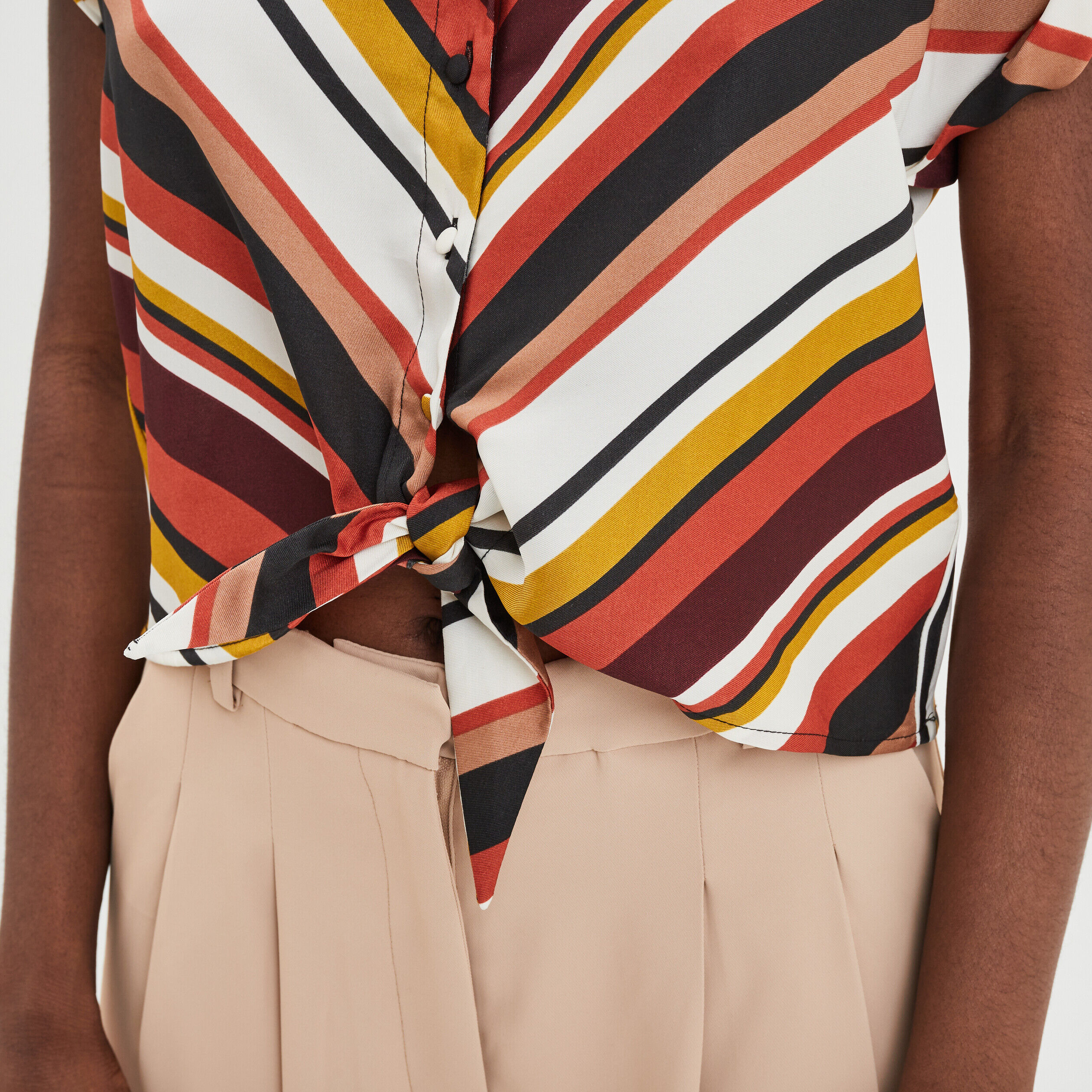 Chemises rayures Multicolore femme pas cher La Halle
