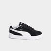 Tennis basses à lacets en cuir Puma noir garçon