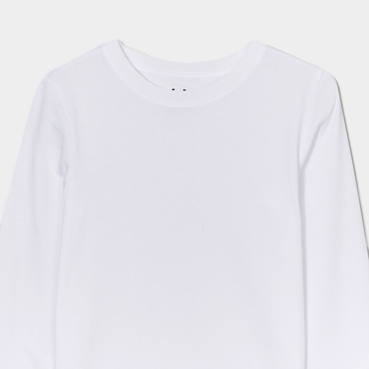 T-shirt manches longues blanc garçon