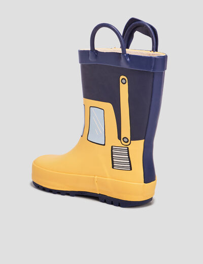 Bottes de pluie jaune garçon