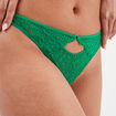 String en dentelle vert menthe femme