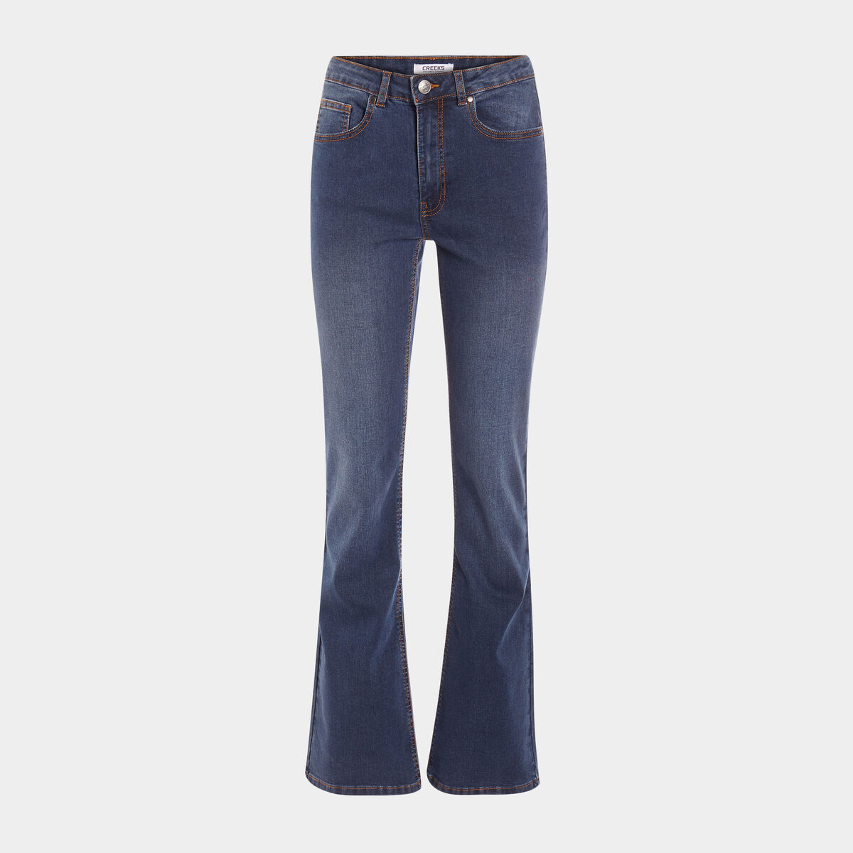 Jeans flare taille standard denim stone femme