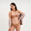 Soutien-gorge bandeau microfibre vieux rose femme