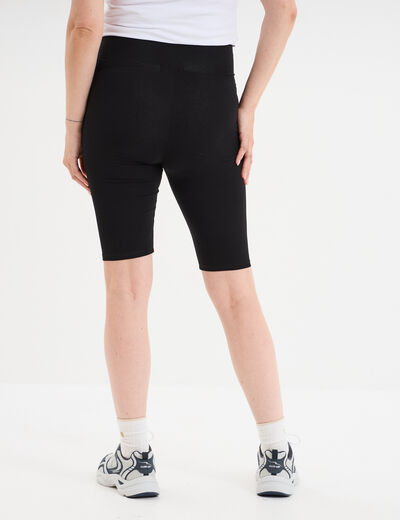 Short cycliste grossesse noir femme maternité