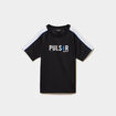 T-shirt sport relax manches courtes noir gar&ccedil;on
