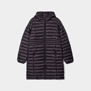 doudoune mi longue ajustee a capuche noir femme Doudoune mi-longue ajustée à capuche noir femme