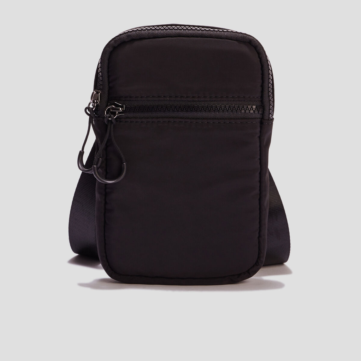 Portefeuille sacoche en bandoulière noir homme