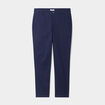 Pantalon chino slim coton bleu marine homme