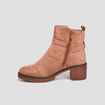 Bottines à talons sable femme