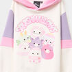 Sweat oversize hoodie Squishmallow multicolore fille