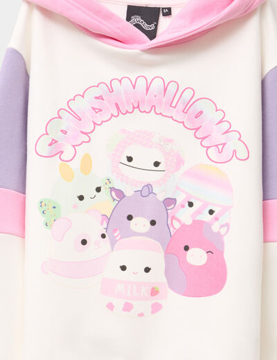 Sweat oversize hoodie Squishmallow multicolore fille
