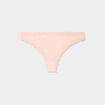 Tanga en dentelle doublure coton rose clair femme