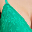 Soutien-gorge triangle padded amovibles vert menthe femme