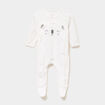 Dors-bien manches longues boutonn&eacute; blanc b&eacute;b&eacute;