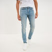 Jeans slim 5 poches denim double stone homme