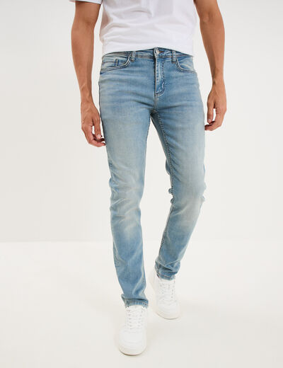 Jeans slim 5 poches denim double stone homme
