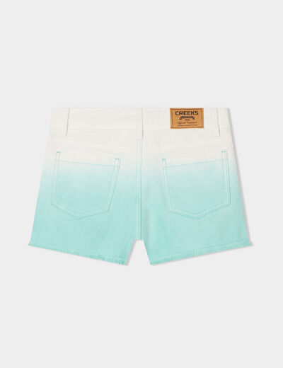 Short droit 5 poches Creeks bleu clair fille